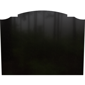 Черный гранит стела № 085 - 700*900*50