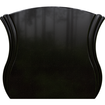 Черный гранит стела № 053 - 900*1000*70