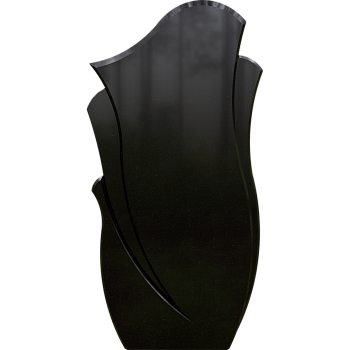 Черный гранит стела № 008 - 800*400*50