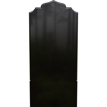 Черный гранит стела № 006 - 1000*450*70