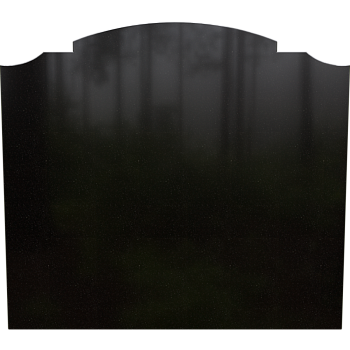 Черный гранит стела № 085 - 900*1000*70