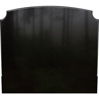 Черный гранит стела № 051 - 900*1000*70