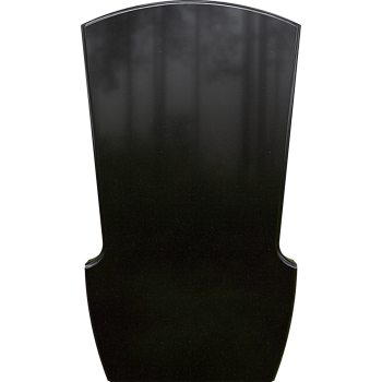 Черный гранит стела № 009 - 800*450*50