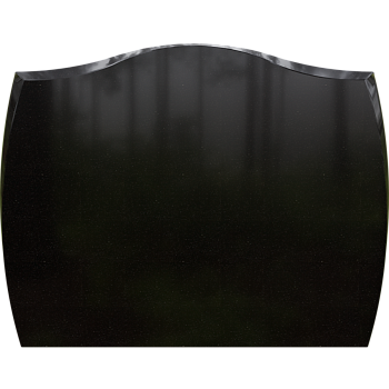 Черный гранит стела № 052 - 700*900*50