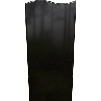 Черный гранит стела № 003 - 800*400*50