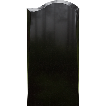 Черный гранит стела № 089 - 1000*500*50