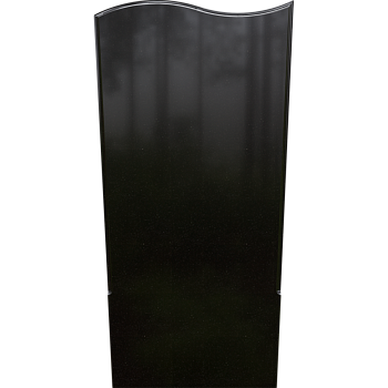 Черный гранит стела № 003 - 1000*500*50