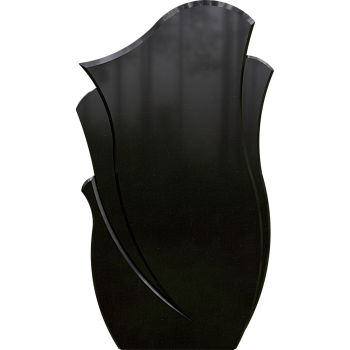 Черный гранит стела № 008 - 800*450*50