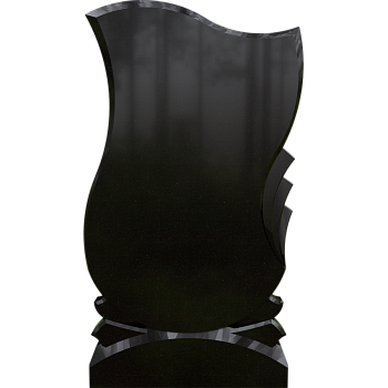 Черный гранит стела № 004 - 800*450*50