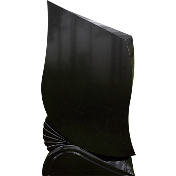 Черный гранит стела № 061 - 1100*600*70