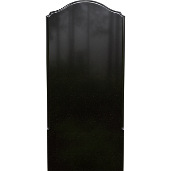 Черный гранит стела № 002 - 1100*500*70