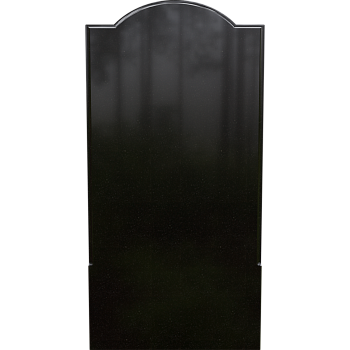 Черный гранит стела № 001 - 800*400*50