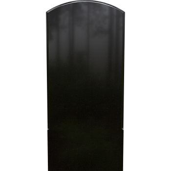 Черный гранит стела № 005 - 1000*450*50