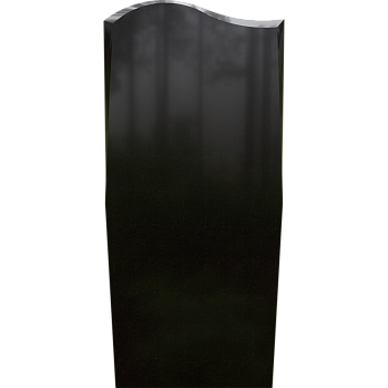 Черный гранит стела № 010 - 1100*500*70