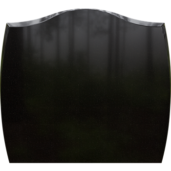 Черный гранит стела № 052 - 900*1000*70