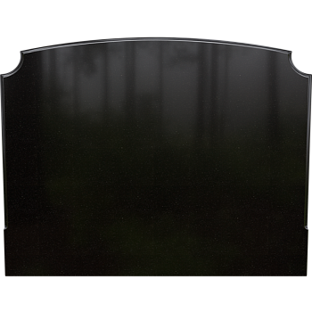 Черный гранит стела № 051 - 700*900*50