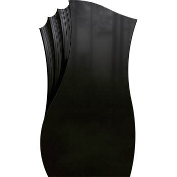 Черный гранит стела № 062 - 1100*600*70