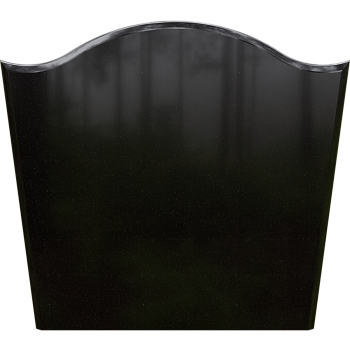 Черный гранит стела № 055 - 900*1000*70